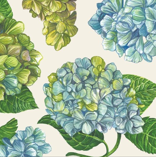 Hydrangea Paper Napkin - Cocktail Size