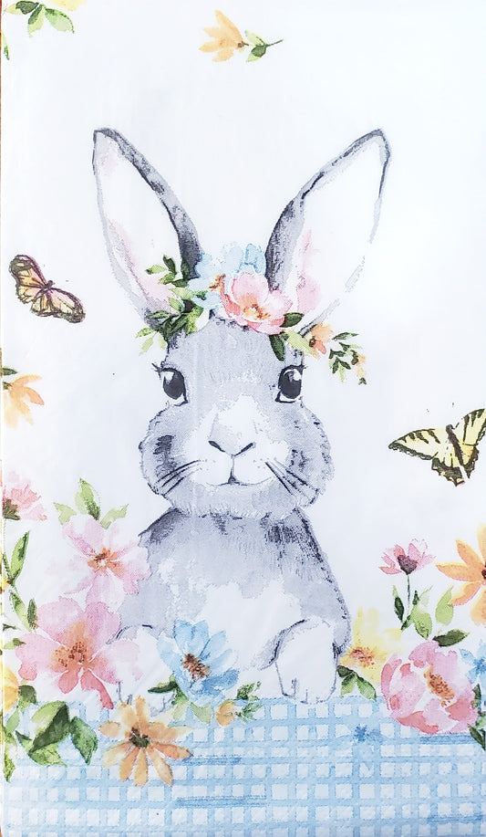 Easter Bunny Paper Napkin - Guest Size