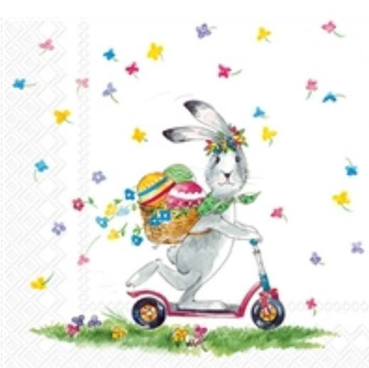 Easter Bunny Paper Napkin - Luncheon Size