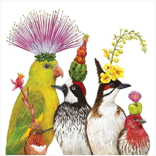 Tropical Bird Paper Napkin - Cocktail Size