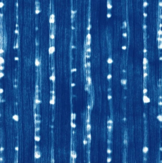 Blue & White Shibori Beach Bubbles Paper Napkin - Cocktail Size