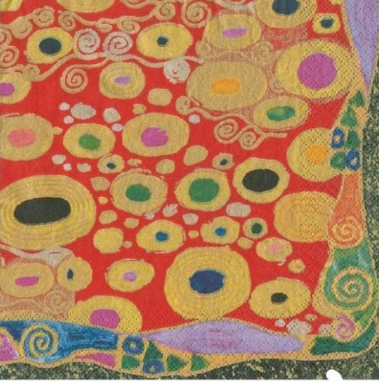 Klimt Paper Napkin - Cocktail Napkin