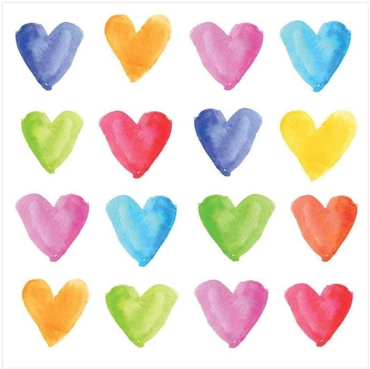 Heart Paper Napkin - Cocktail Size