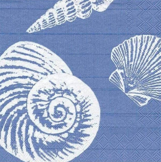 Seashell Paper Napkin - Cocktail Size