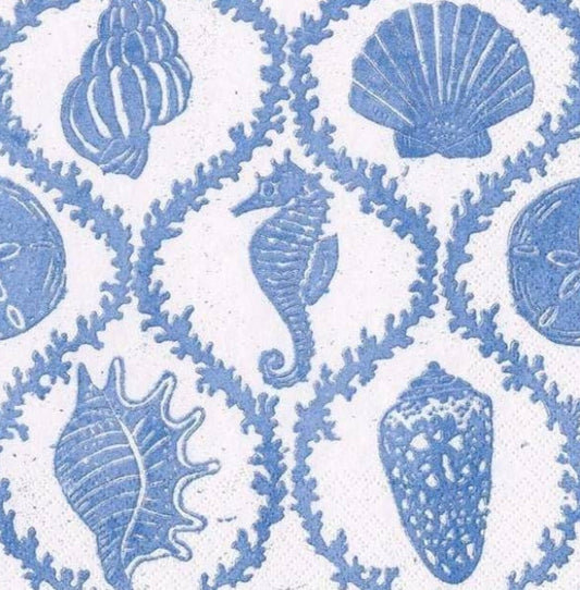 Seahorse Paper Napkin -  Cocktail Size