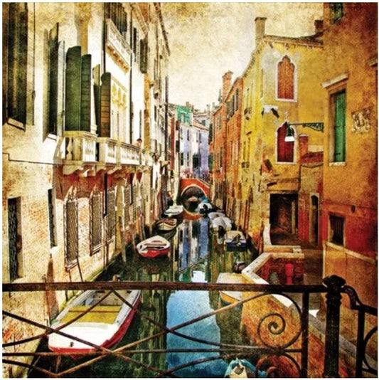 Venice Italy Paper Napkin - Luncheon Size