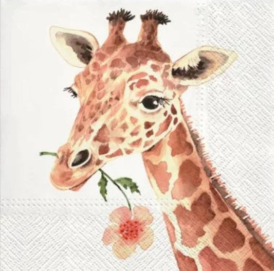 Giraffe Paper Napkin - Luncheon Size