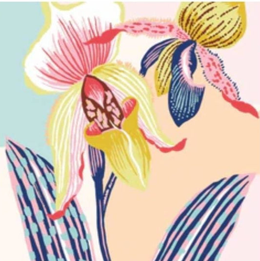 Orchid Paper Napkin - Cocktail Size