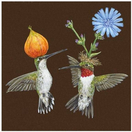 Hummimgbird  Bird Paper Napkin - Cocktail Size