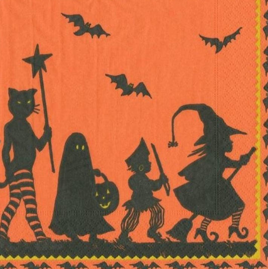 Halloween Parade Paper Napkin - Cocktail Size