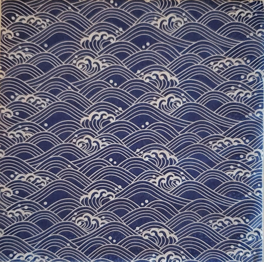 Ocean Waves Paper Napkin - Luncheon Size