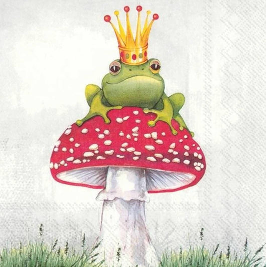 Frog Paper Napkin - Cocktail Size