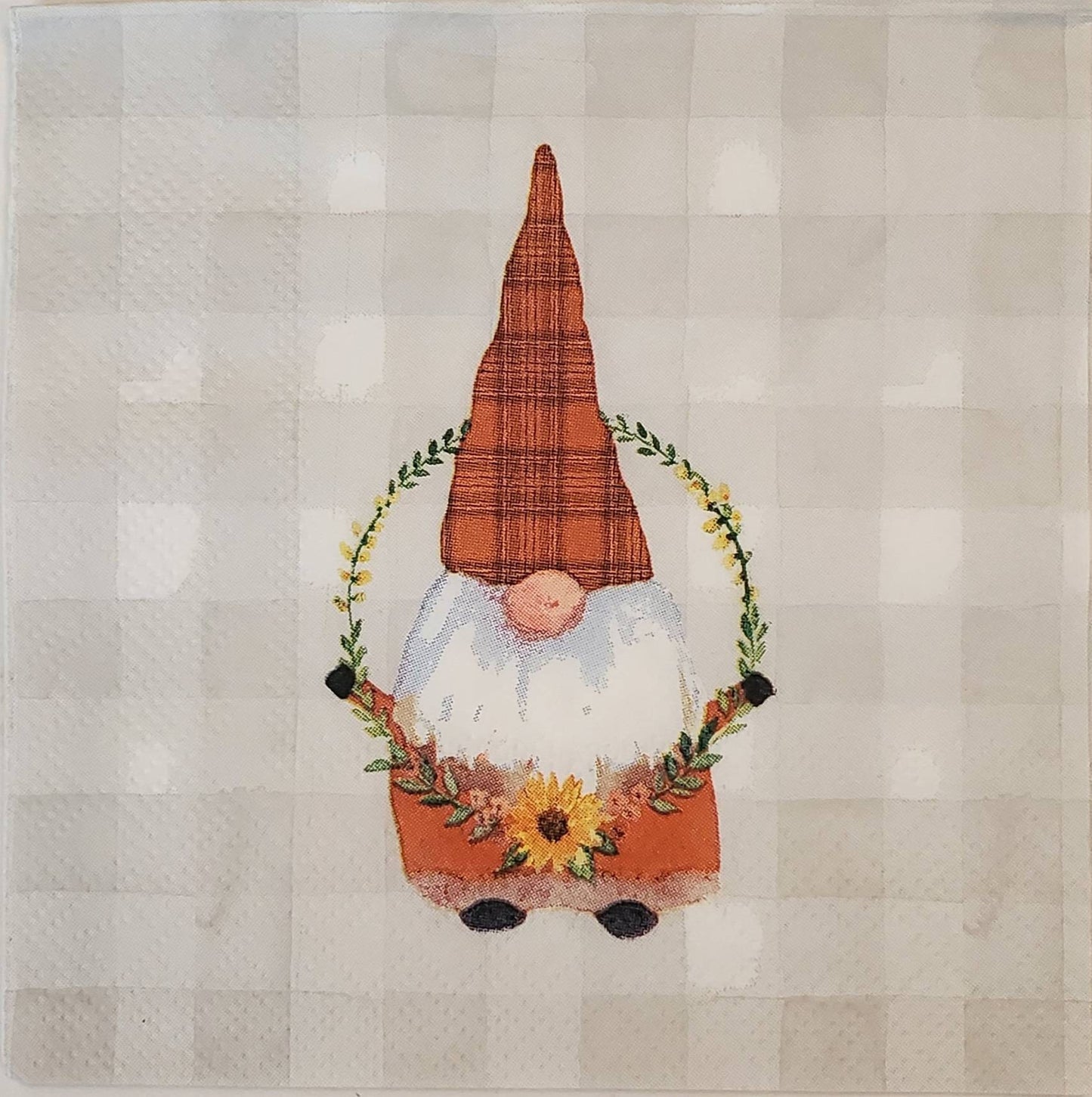 Gnome Paper Napkin - Cocktail Size