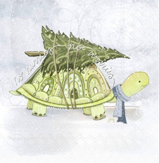 Turtle Paper Napkin - Cocktail Size