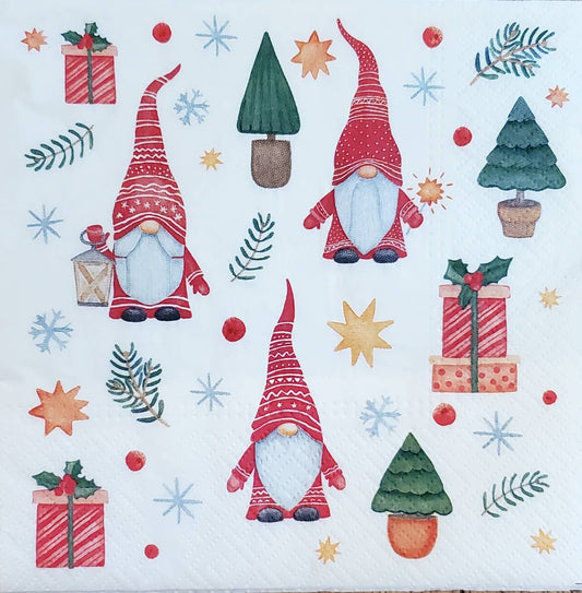 Gnome Paper Napkin - Luncheon Size