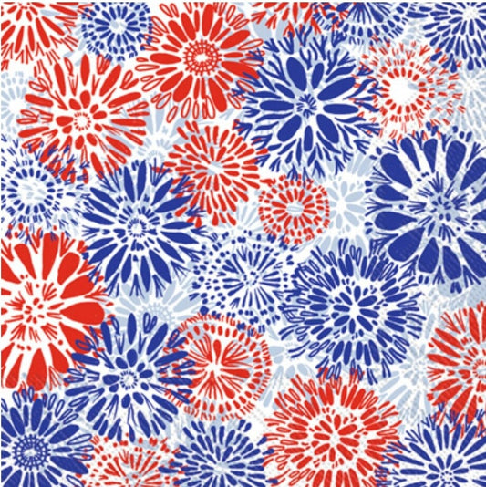 Fourth of July Paper Napkin - Cocktail Size