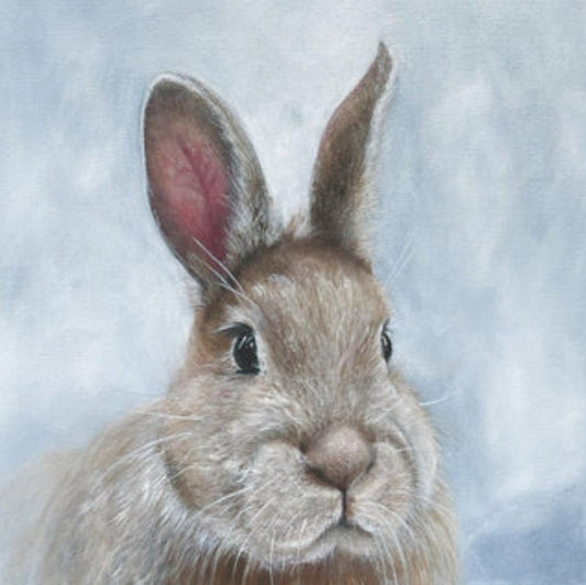 Easter Bunny Paper Napkin - Cocktail Size