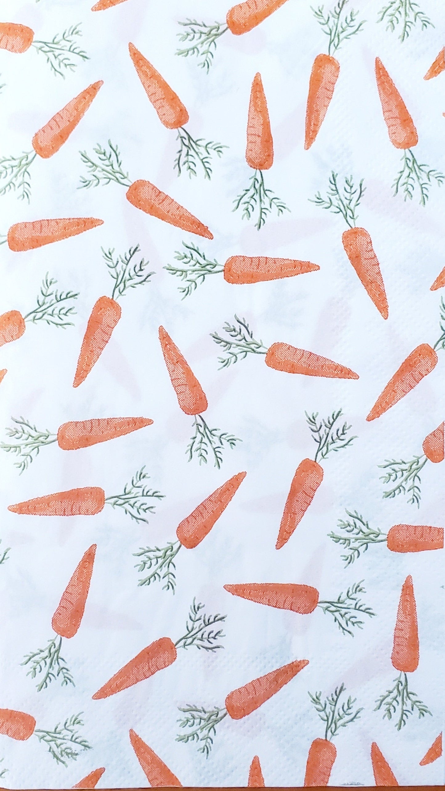 Carrot Paper Napkin -  Guest Size