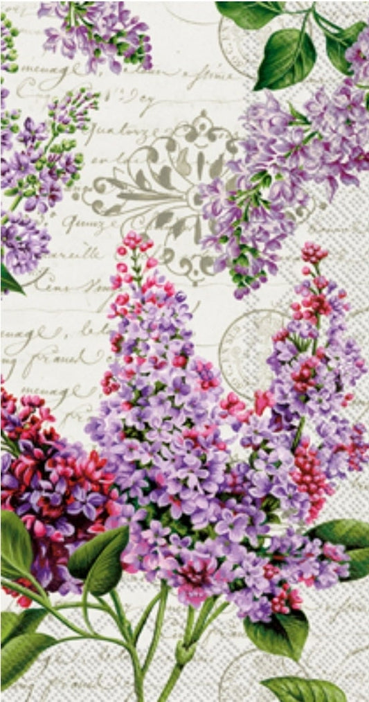 Lilac Paper Napkin - Guest Size