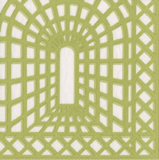 Garden Gate Lattice Paper Napkin - Cocktail Size