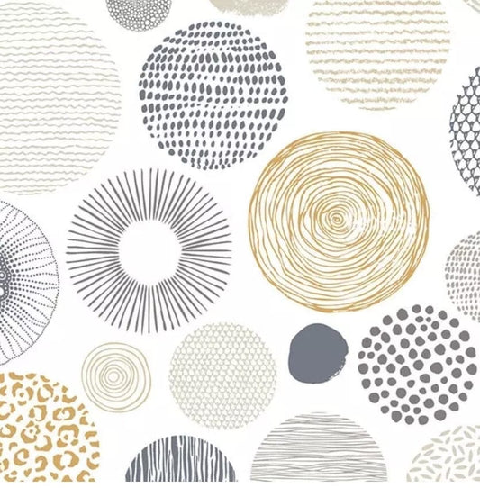 Circles Paper Napkin - Luncheon Size