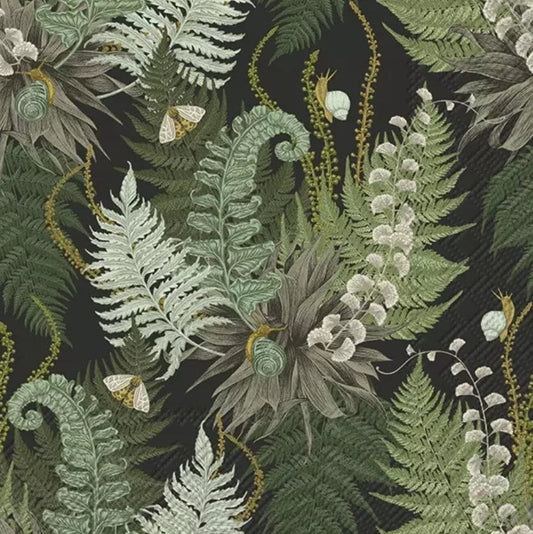 Fern Forest Paper Napkin - Luncheon Size