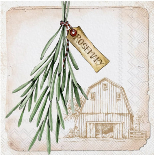 Rosemary Herb Paper Napkin - Luncheon Size