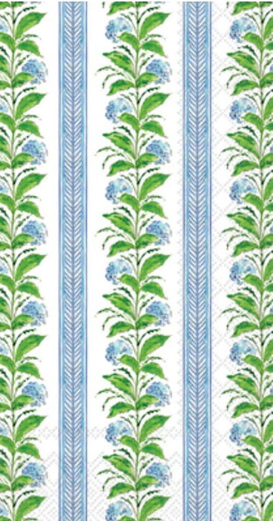 Blue & White Striped Paper Napkin - Guest Size