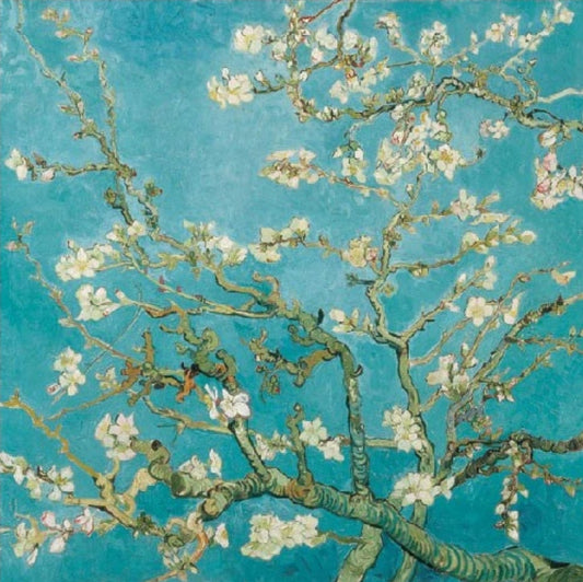 White Flower Tree Napkin - Luncheon Size