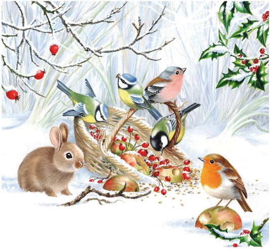 Christmas Birds  -Luncheon Size