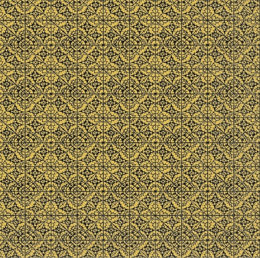 Gold Brocade Paper Napkin - Cocktail Size