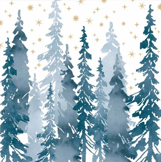 Forest Trees Paper Napkin - Luncheon Size