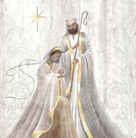 Nativity Paper Napkin - Cocktail Size
