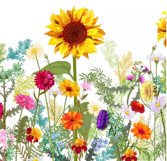 Sunflower Meadow Paper Napkin - Luncheon Size