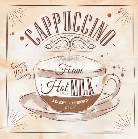Cappucino Paper Napkin - Cocktail Size