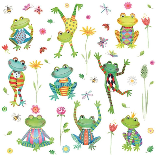 Frog Paper Napkin - Cocktail Size Size