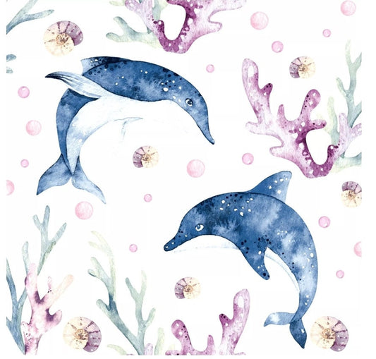 Dolphin Paper Napkin - Luncheon Size