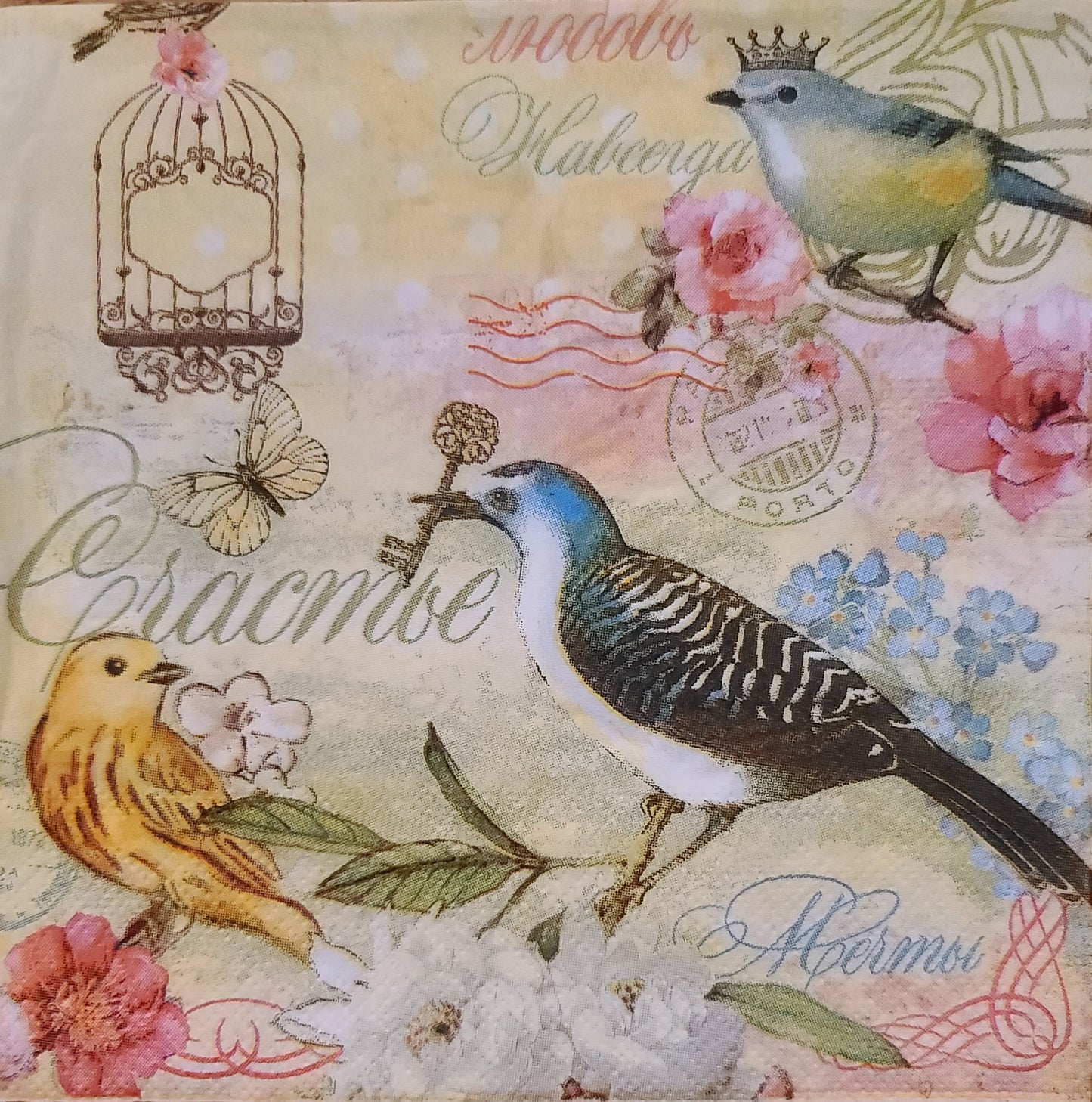 Queen Bird Paper Napkin - Luncheon Size