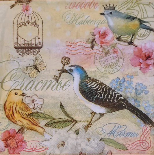 Queen Bird Paper Napkin - Luncheon Size