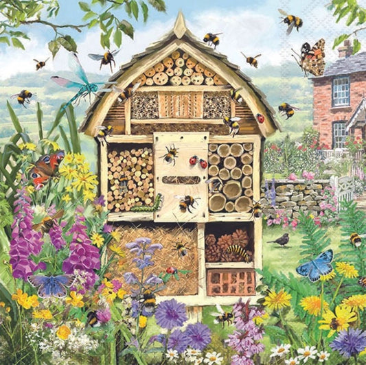 Honey Bee & Garden Home Honey Paper Napkin - Luncheon Size