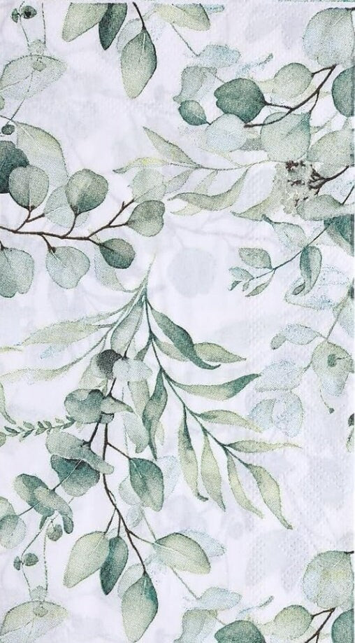 Eucalyptus Leaf Paper Napkin - Guest Size