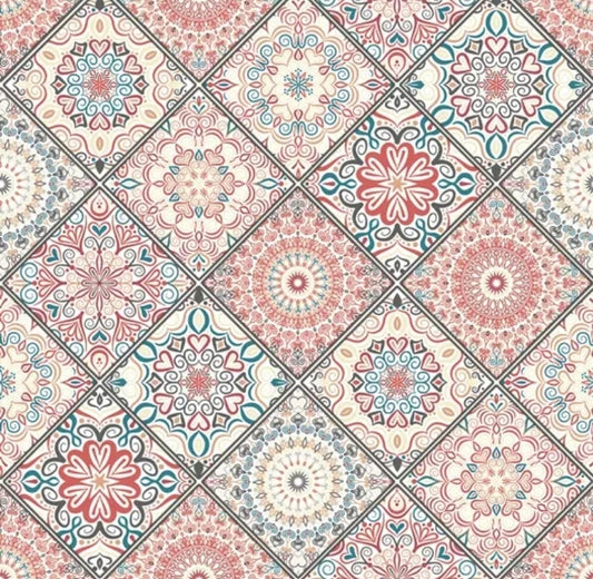 Mandala Circles Medallion Paper Napkin - Luncheon Size