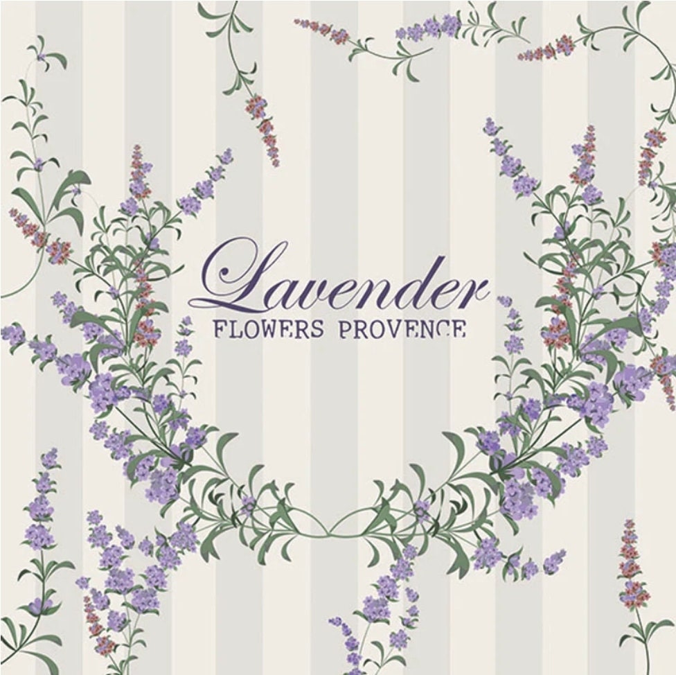 French Lavendar Paper Napkin - Luncheon Size