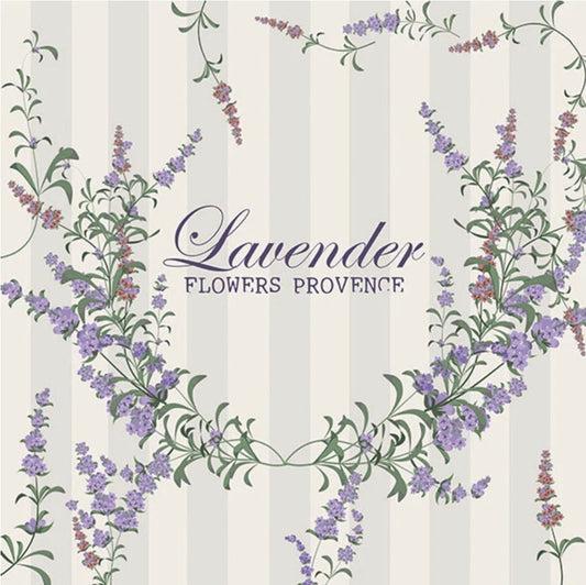 French Lavendar Paper Napkin - Luncheon Size