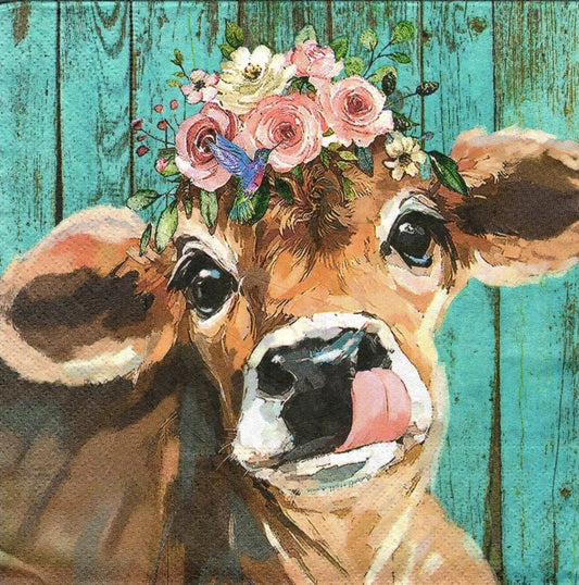 Cow Paper Napkin - Luncheon Size
