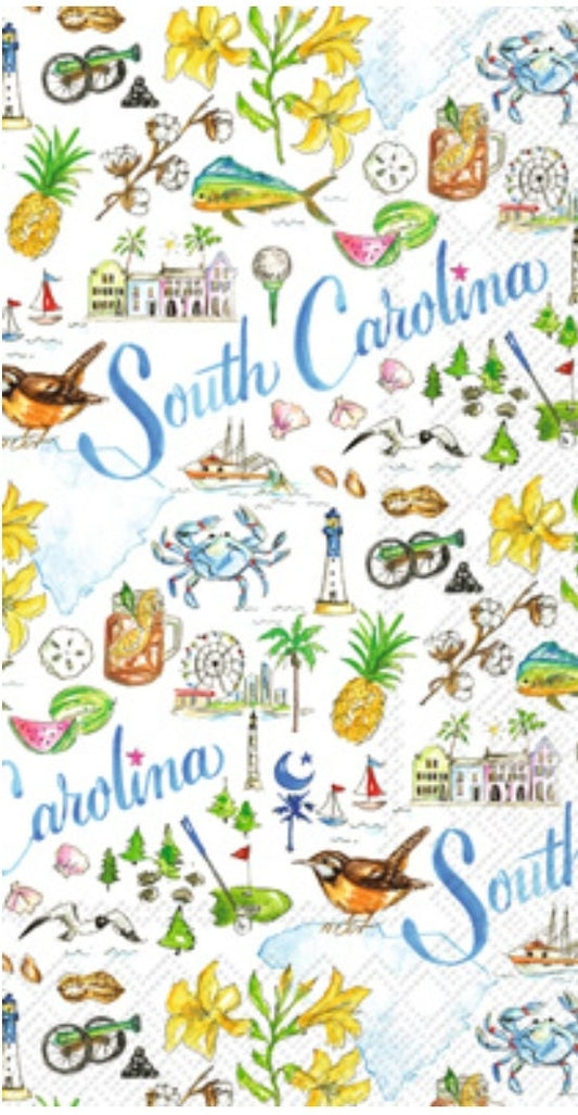 South Carolina Paper Napkin - Guest Size