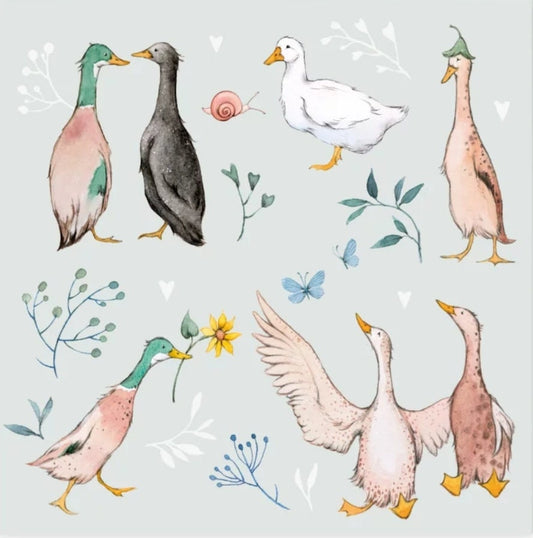 Ducks Geese Paper Napkin - Luncheon Size