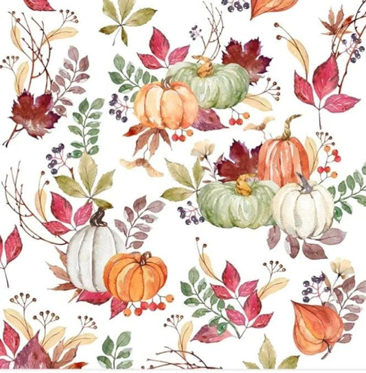 Mini Pumpkin Paper Napkin - Luncheon Size