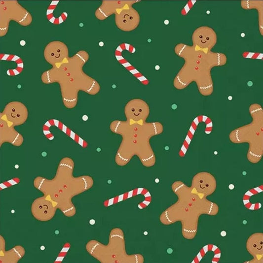 Gingerbread Paper Napkin - Luncheon Size