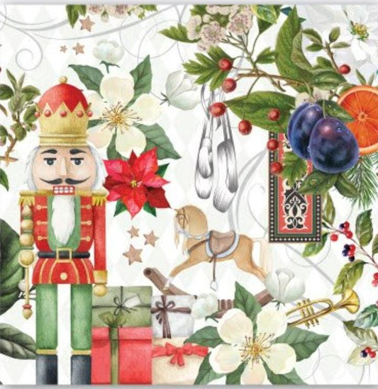 Nutcracker Paper Napkin - Cocktail Size